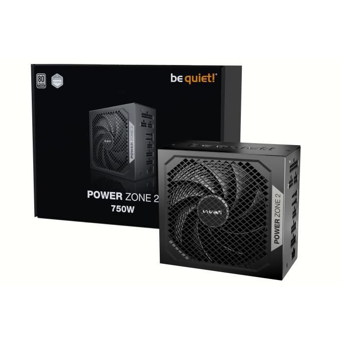 Alimentation PC - BE QUIET! - Power Zone 2 - 750 W - BP006EU - Efficacité optimale