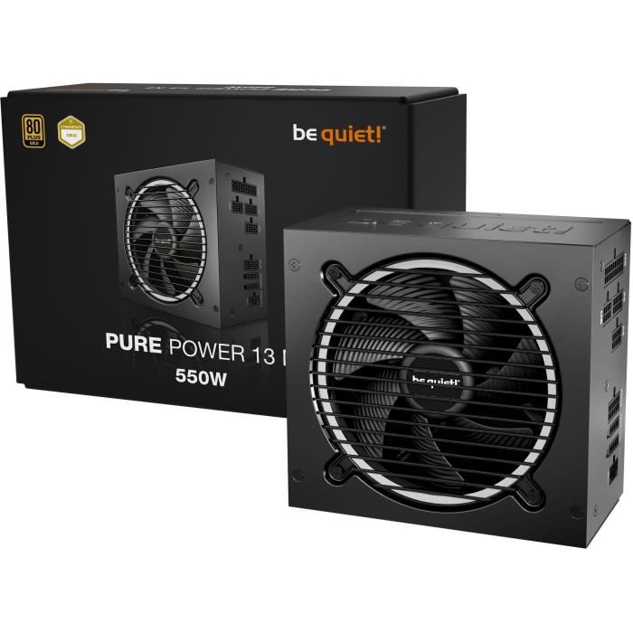 Alimentation PC - BE QUIET! - Pure Power 13 M - 550 W - BP024EU - Fiable et silencieuse