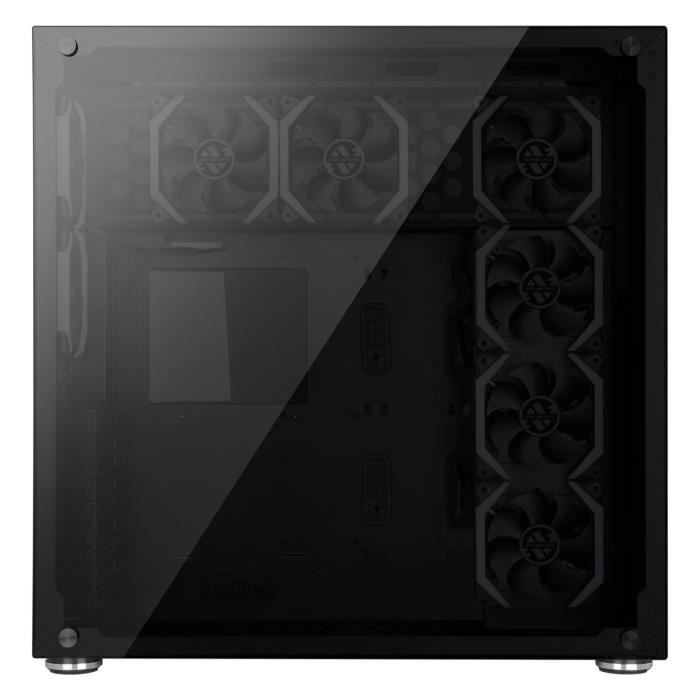 ABKONCORE BOITIER PC R780 Sync - rétro éclairage RGB - Noir - Verre trempé - Format E-ATX (ABKO-RMS-780-SYNC)