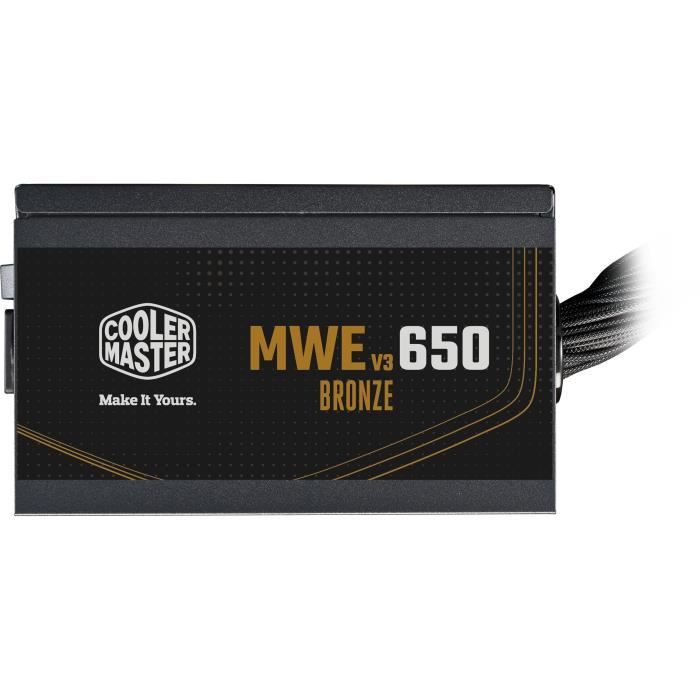Alimentation PC - COOLER MASTER - MPE-6501-ACABW-BEU - MWE 650W V2 - 80+ BRONZE - 650 W