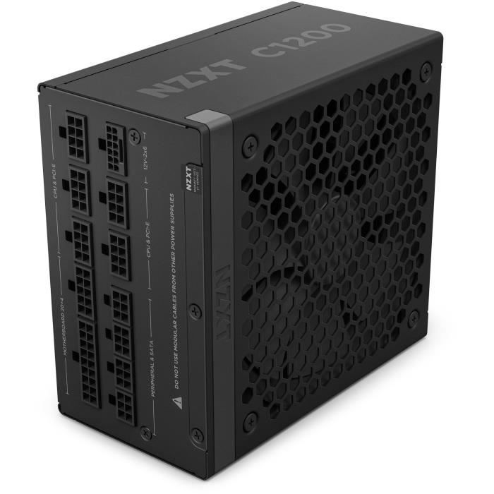 Alimentation - NZXT - PA-2G2BB-EU - C1200 Gold ATX 3.1 - Noir