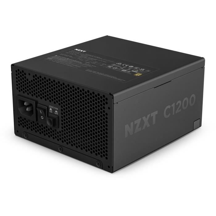 Alimentation - NZXT - PA-2G2BB-EU - C1200 Gold ATX 3.1 - Noir